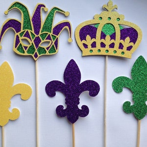 Mardi Gras Centerpiece sticks image 7