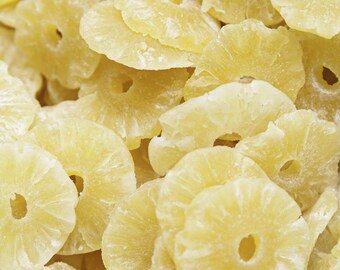 Dried Pineapple Rings by Its Delish, 3 lbs Bulk Kosher | Delicious Dried Candied Pineapple Fruit