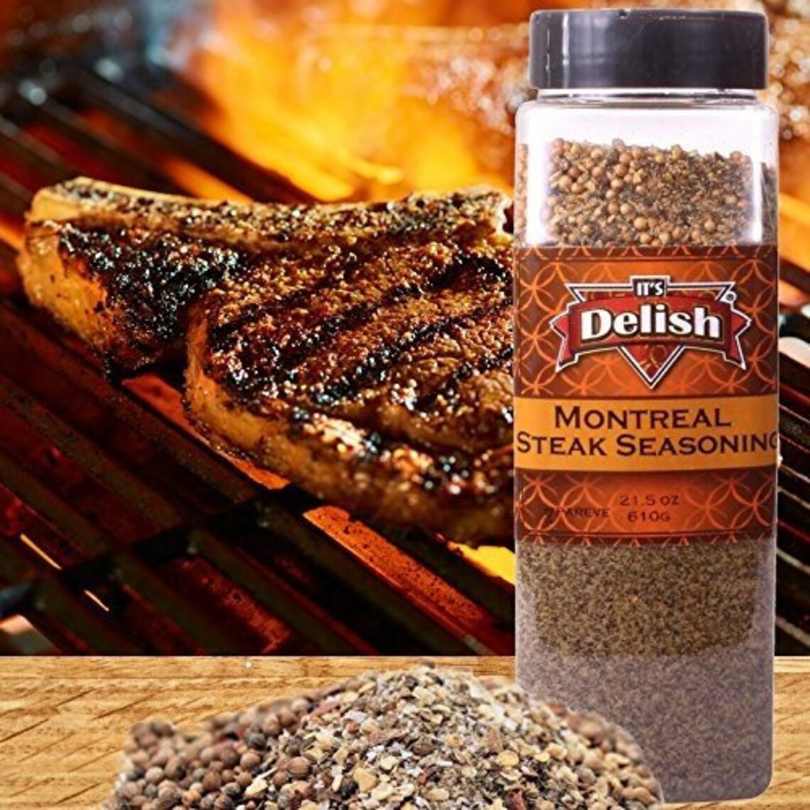 Montreal Steak Seasoning by Its Delish 18 Oz Large Jar Etsy