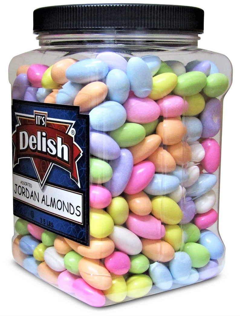 Assorted Jordan Almonds by Its Delish 3.5 Lbs Jumbo Container - Etsy