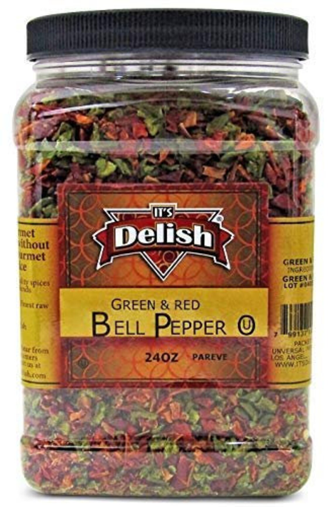 Dehydrated Dried Red and Green Bell Peppers Mix by It's Etsy