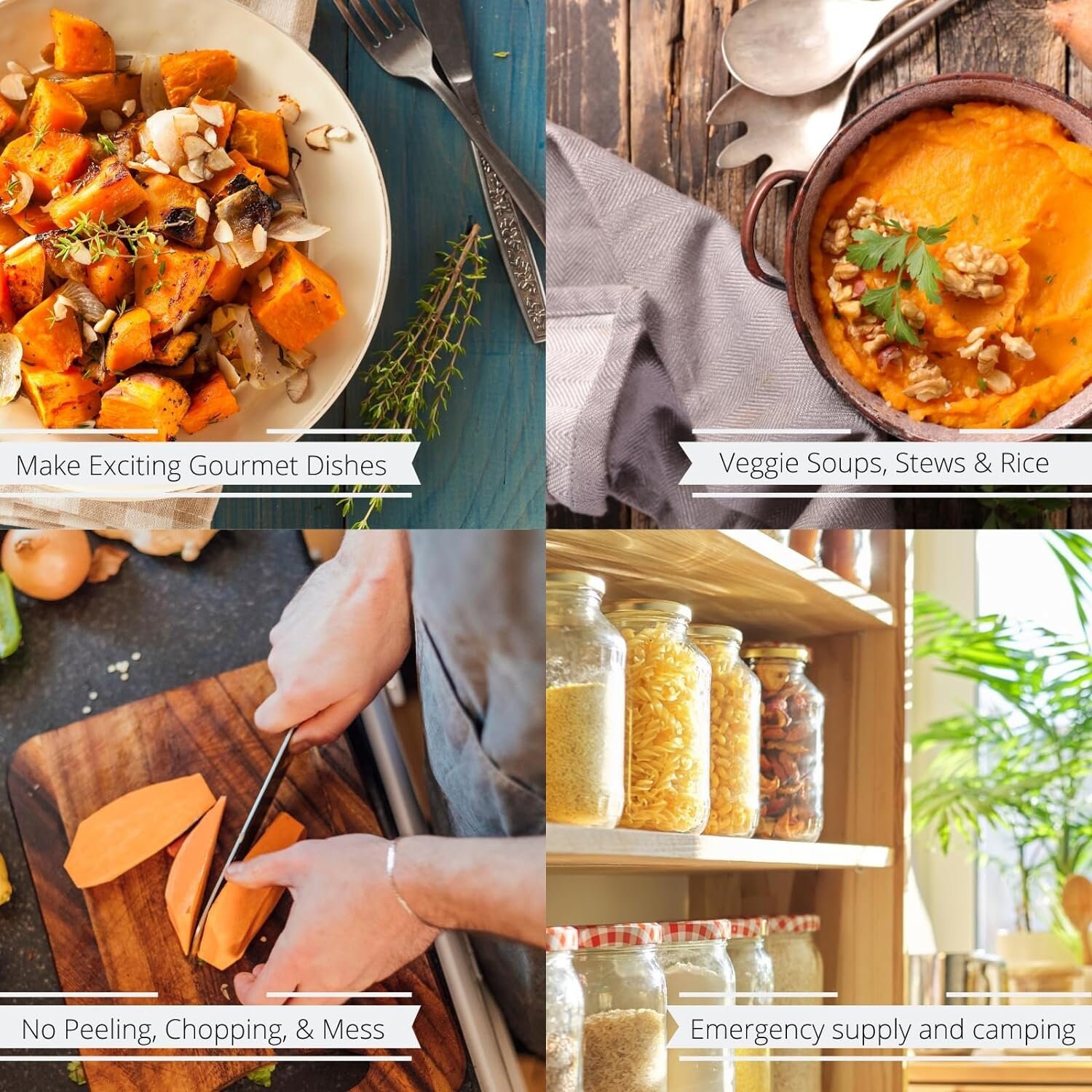 Dried Sweet Potato Dices by Its Delish, Dehydrated Raw Ready-to-cook ...