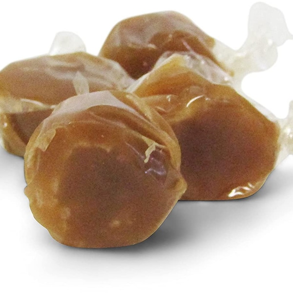 Gourmet Butterscotch Caramel  by Its Delish – Individually Wrapped Handcrafted Soft Brown Candy – Delicious Chewy Snack Treat for Parties...