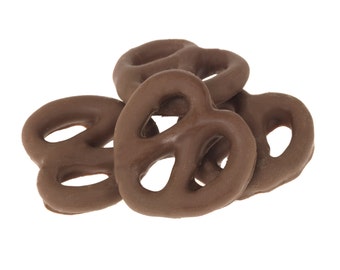 Gourmet Dark Chocolate Covered Pretzels by Its Delish (Two Pounds)