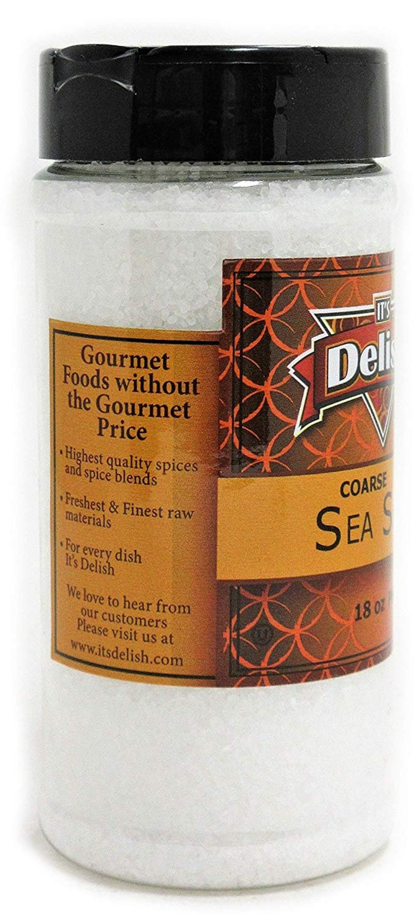 Coarse Sea Salt Bulk Food Grade by Its Delish, 18 Oz Medium Jar Etsy