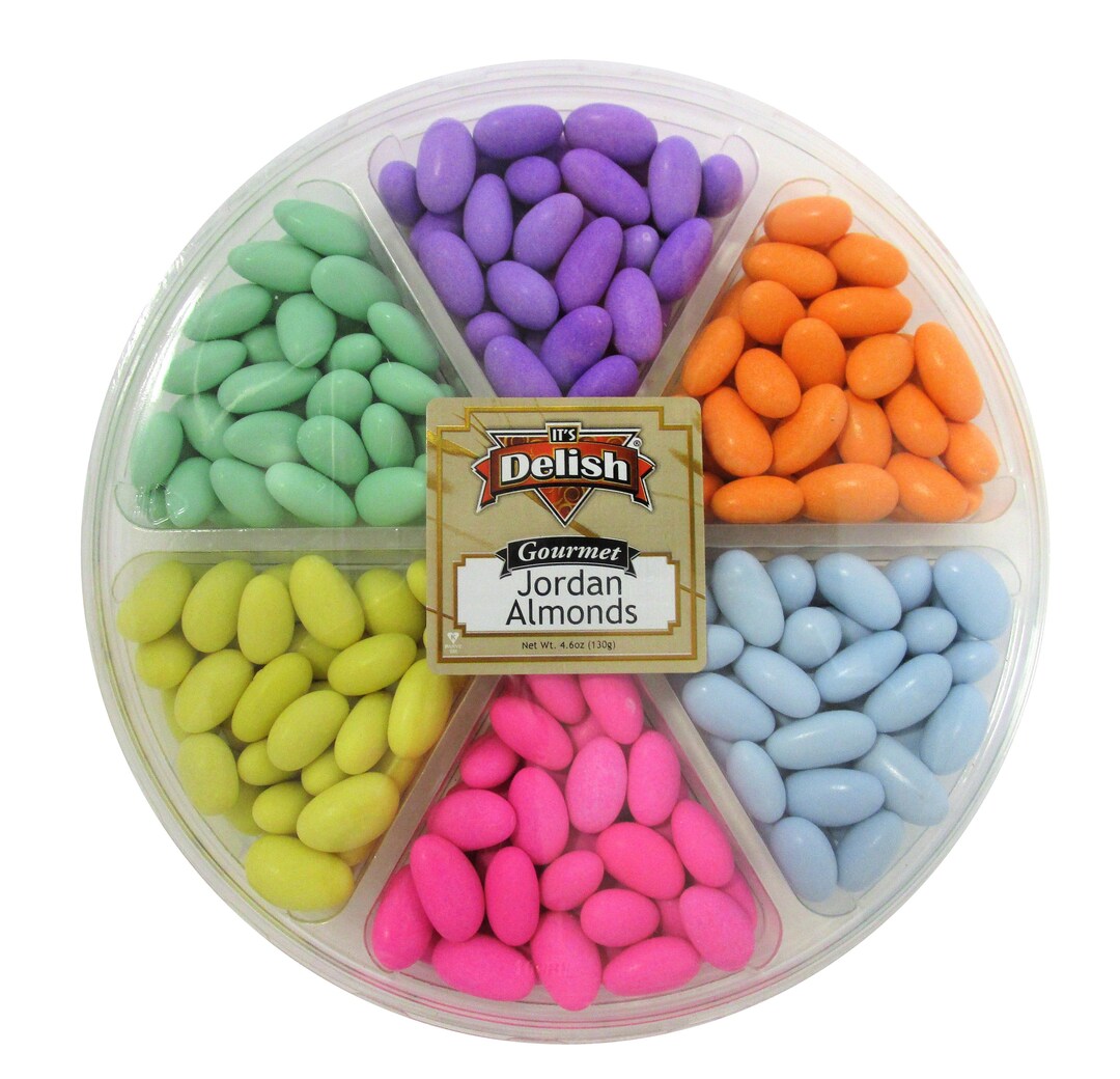 Jordan Almond Gift Tray by Its Delish assorted Pastel Colors Etsy