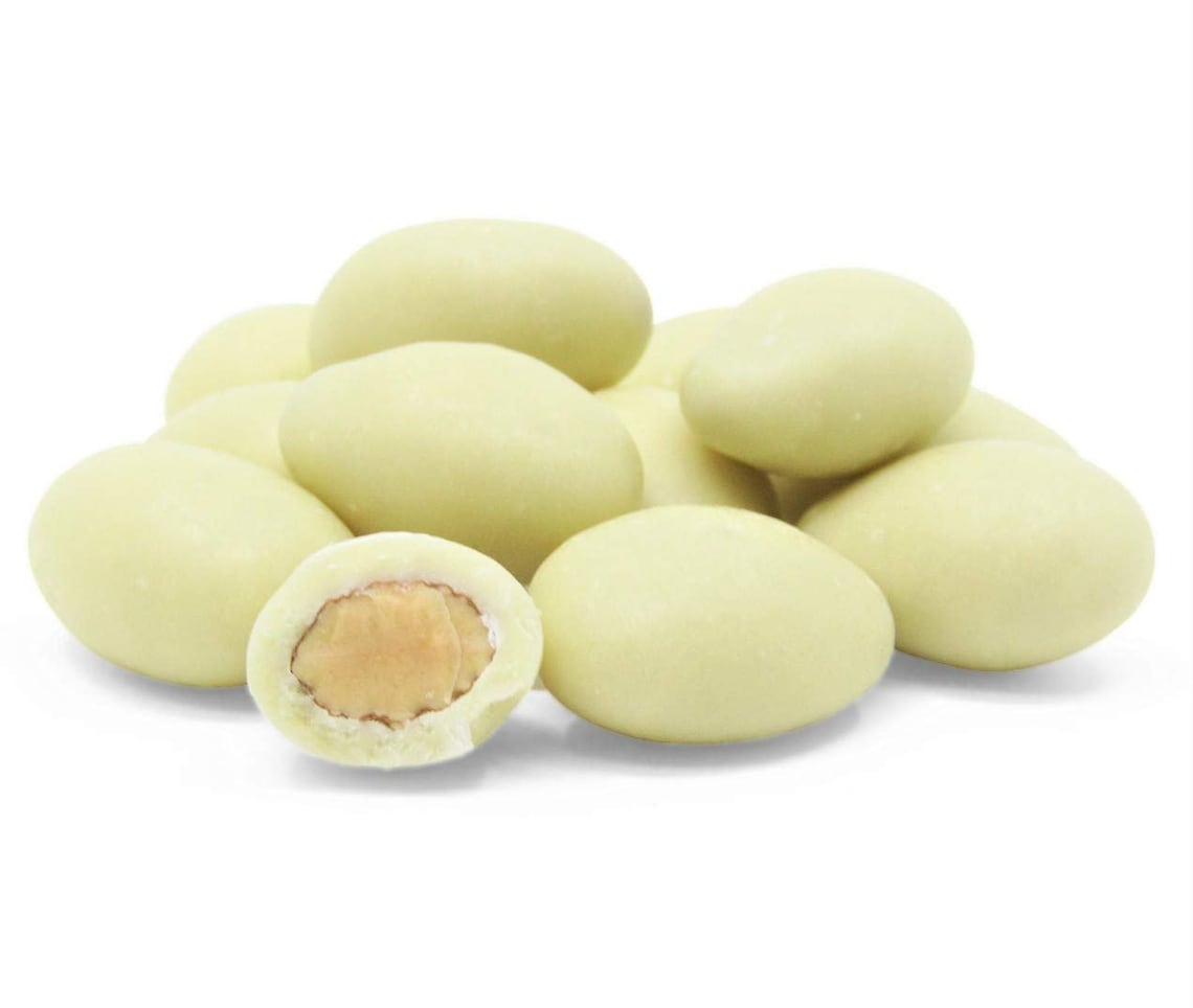 Gourmet White Chocolate Covered Almonds by Its Delish White Etsy