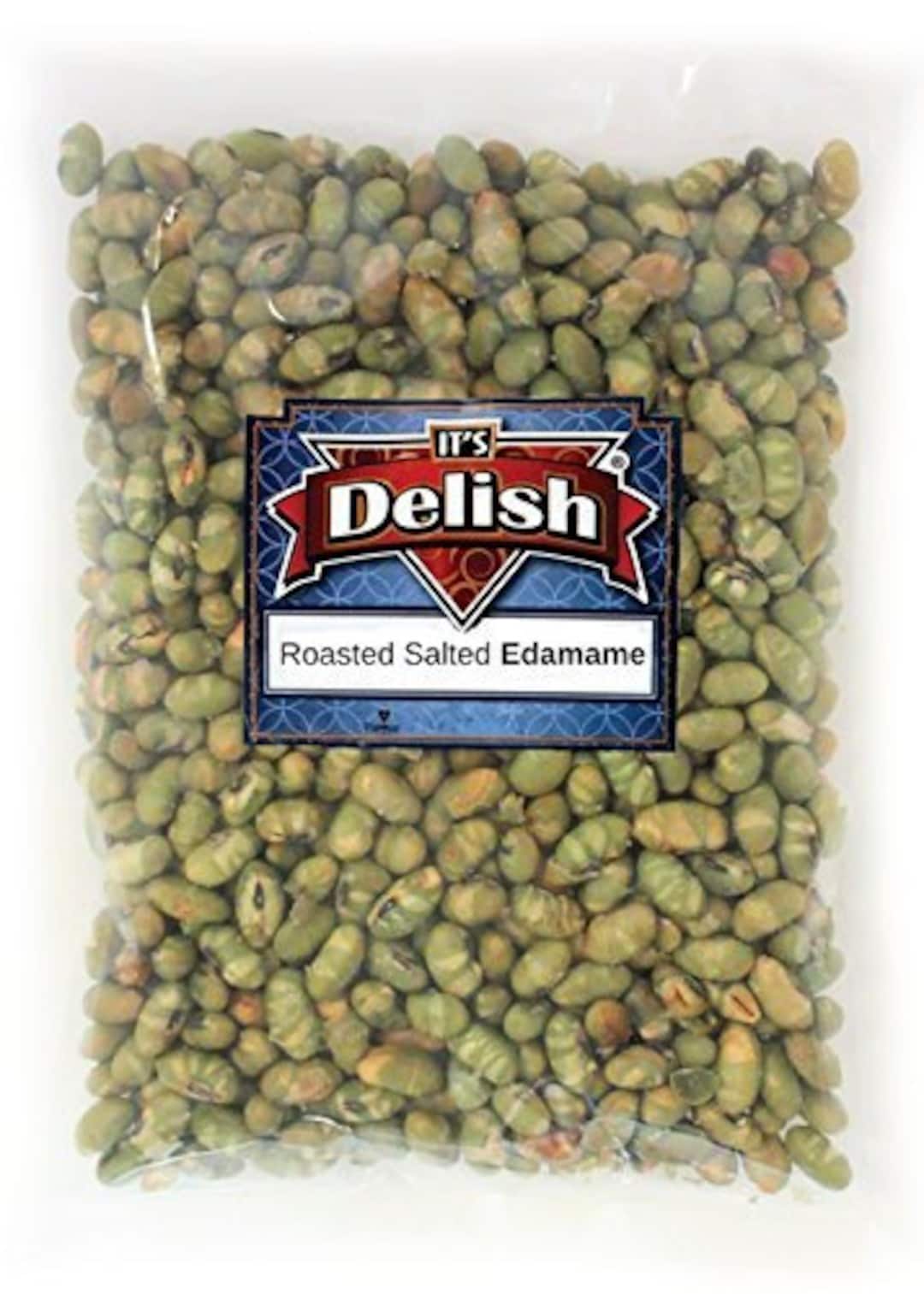 Roasted & Salted Edamame With Sea Salt by Its Delish 1 Lb Etsy