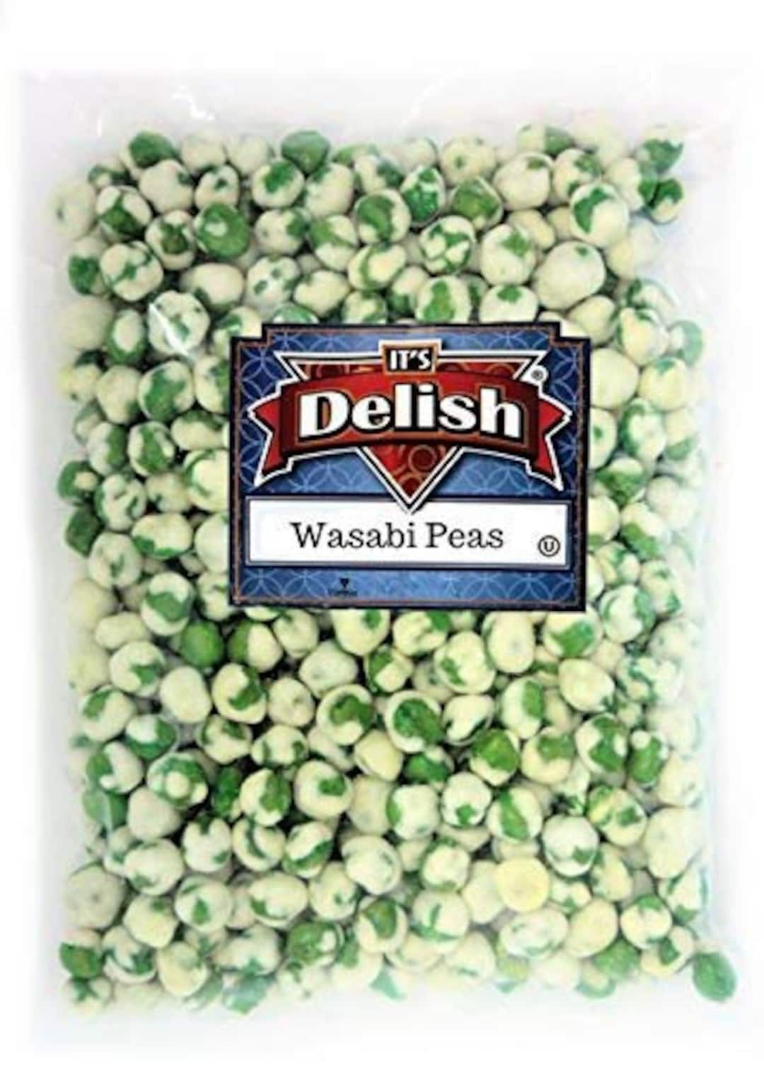 Wasabi Peas Crunchy Oriental Spicy Snack by Its Delish 4 Etsy