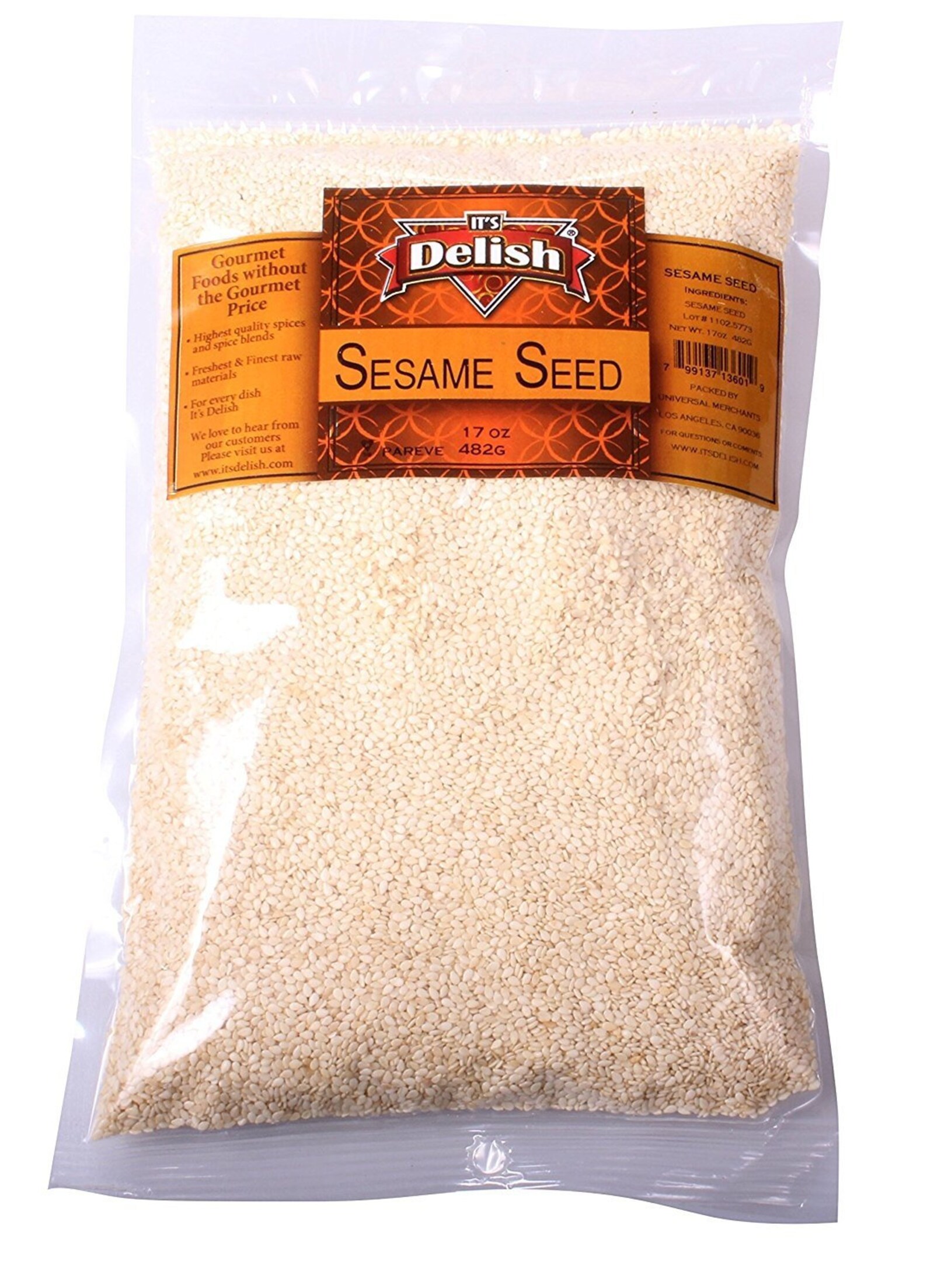 Sesame Seeds White hulled by Its Delish, 1 Lb Etsy