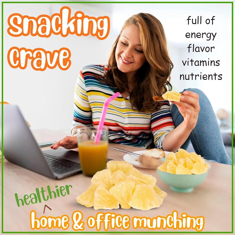 Delicious Dried Pineapple Chunks by It's Delish - Etsy
