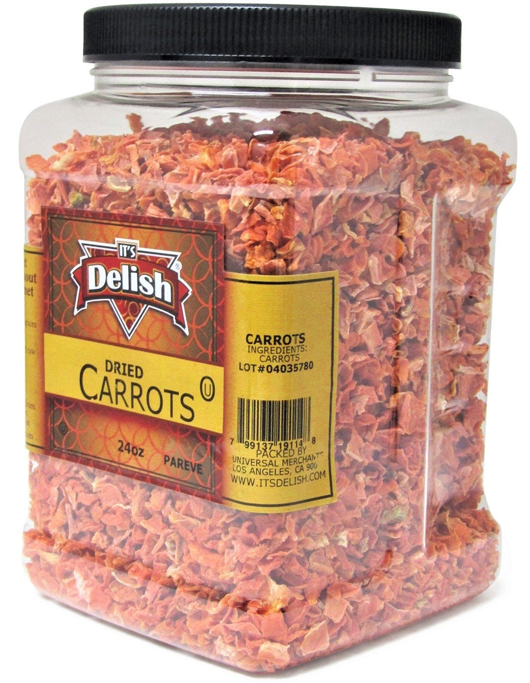 Dried Carrots by Its Delish 24 Oz 1.5 Lb Jumbo Size Etsy UK