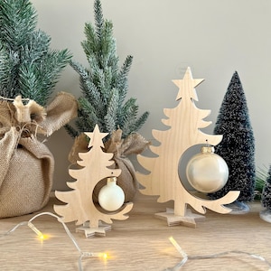 Ball Tree Set {Little Magic Forest} Christmas decoration, table decoration, Christmas gifts, Advent calendar, Secret Santa