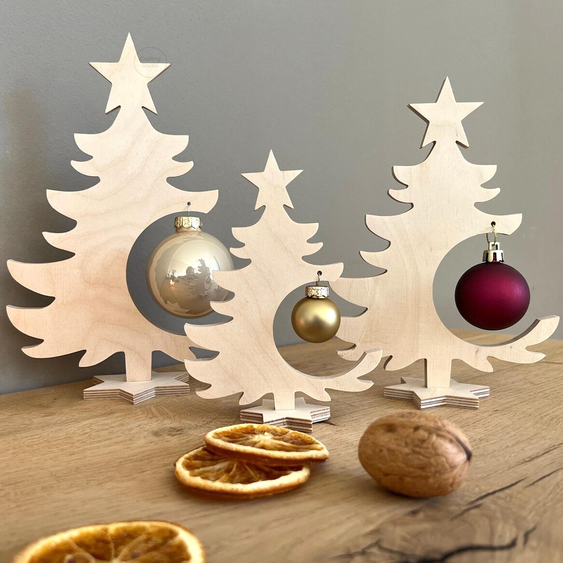 Kit DIY Décoration De Sapin De Noël - Pendentif De Noël - Boules De Noël à Personnaliser, à