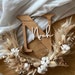 Name Tag {Monogram} Children's Room Decoration Names Initials Children's Name Birth Gift Oak Wood Bamboo Wood Wall Decoration Collage Pictures 