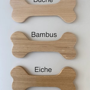 Hunde Namensschild Best Buddy personalisiert, Holz Bild 5