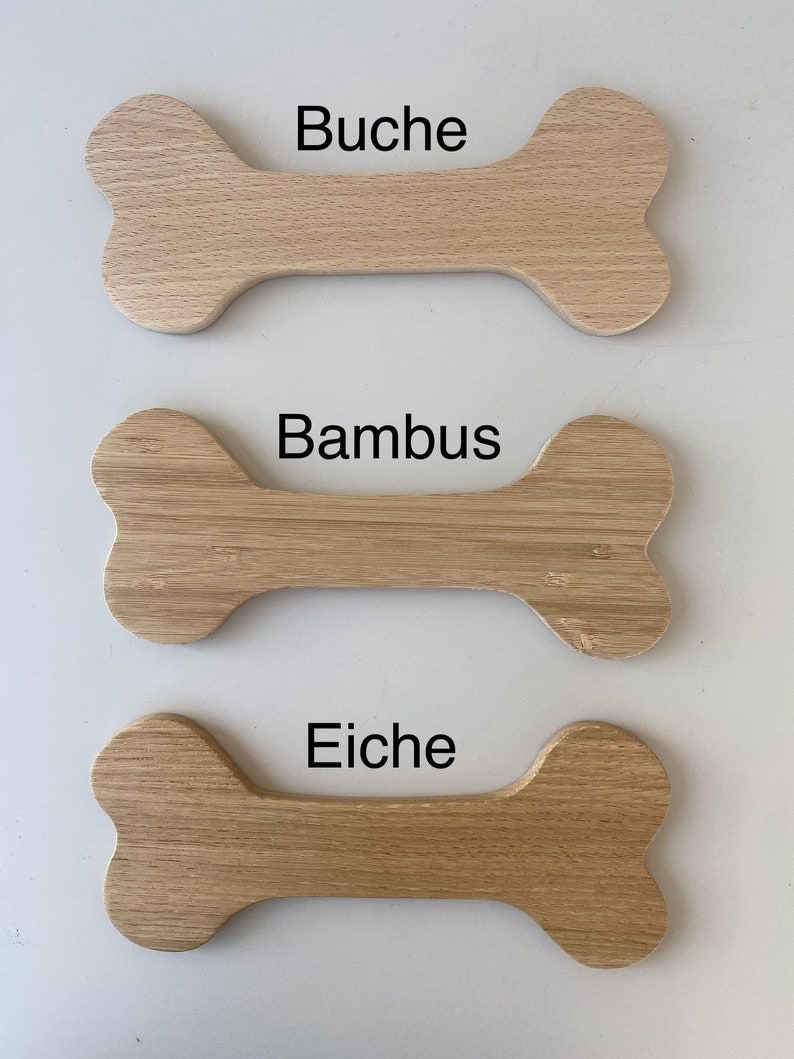 Hunde Namensschild Best Buddy personalisiert, Holz Bild 5