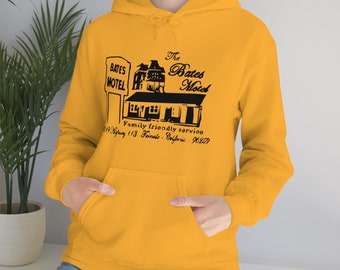 Adult Bates Motel Psycho Movie Inspired Norman Bates Vintage Ad Postcard Sweatshirt