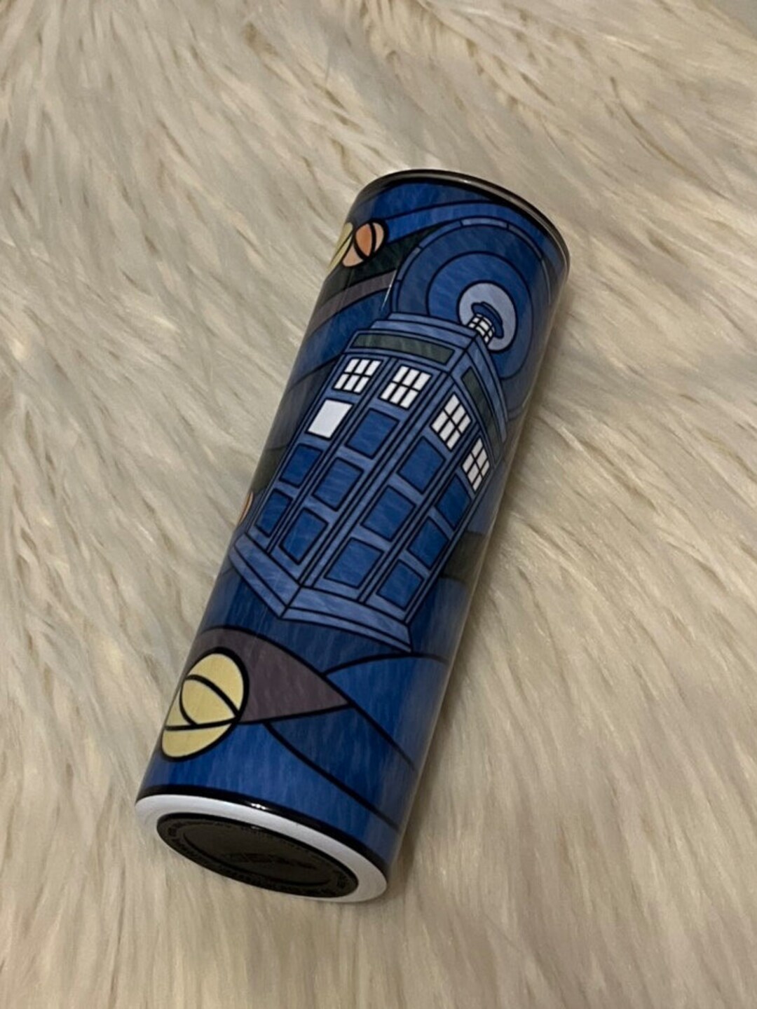 Doctor Dr Who Inspired Tardis Fan Art Stained Glass Inspired - Etsy