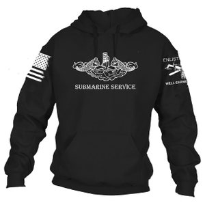 SUBMARINE SERVICE, Enlisted Ranks graphic hoodie