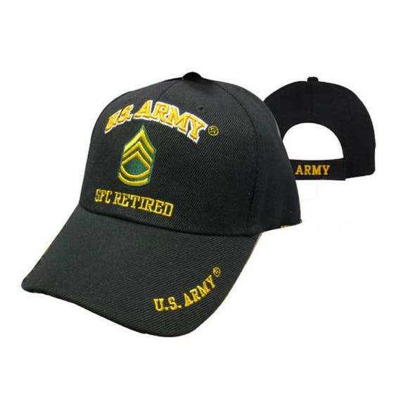 retired army baseball caps