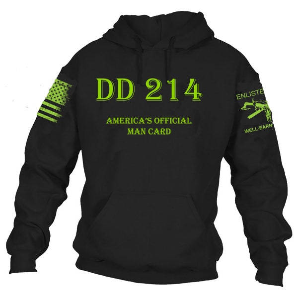 DD 214, Enlisted Ranks graphic hoodie