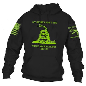 MY RIGHTS, Enlisted Ranks graphic hoodie