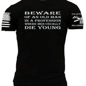 BEWARE Enlisted Ranks Graphic T-shirt Long or Short Sleeve - Etsy