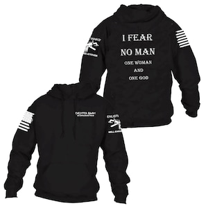 FEAR NO MAN, Enlisted Ranks graphic hoodie