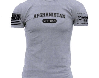 AFGHANISTAN VETERAN, Enlisted Ranks graphic tshirt