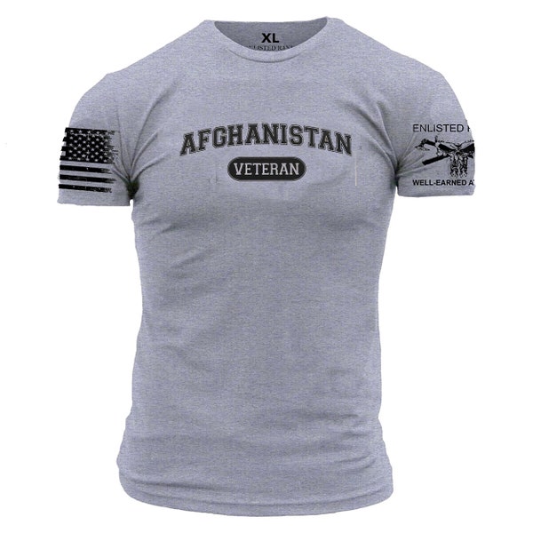 AFGHANISTAN VETERAN, Enlisted Ranks graphic tshirt