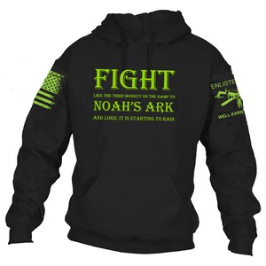 THIRD MONKEY,  Enlisted Ranks graphic hoodie