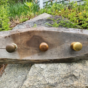 Upcycled Vintage Antique Door Knob & Back Plate/Escutcheon Coat, Purse, Scarf Rack, Wall Art, Shabby Chic Style