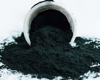 Green Natural Dye / Natural dye from Mulberry Leaves - Olive Green Color - 50 Grams/ 1.75 Oz