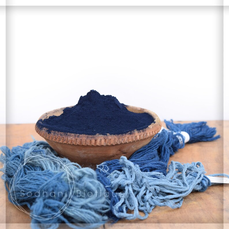 Natural Dye Powder Indigo Indigofera Tinctoria Indigo Etsy