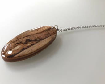 Banana Paper Pendant Necklace