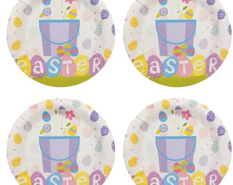 Dollhouse Miniature Easter Plates / Napkins / for Doll Fake Food / 1/6 1/12 1/24