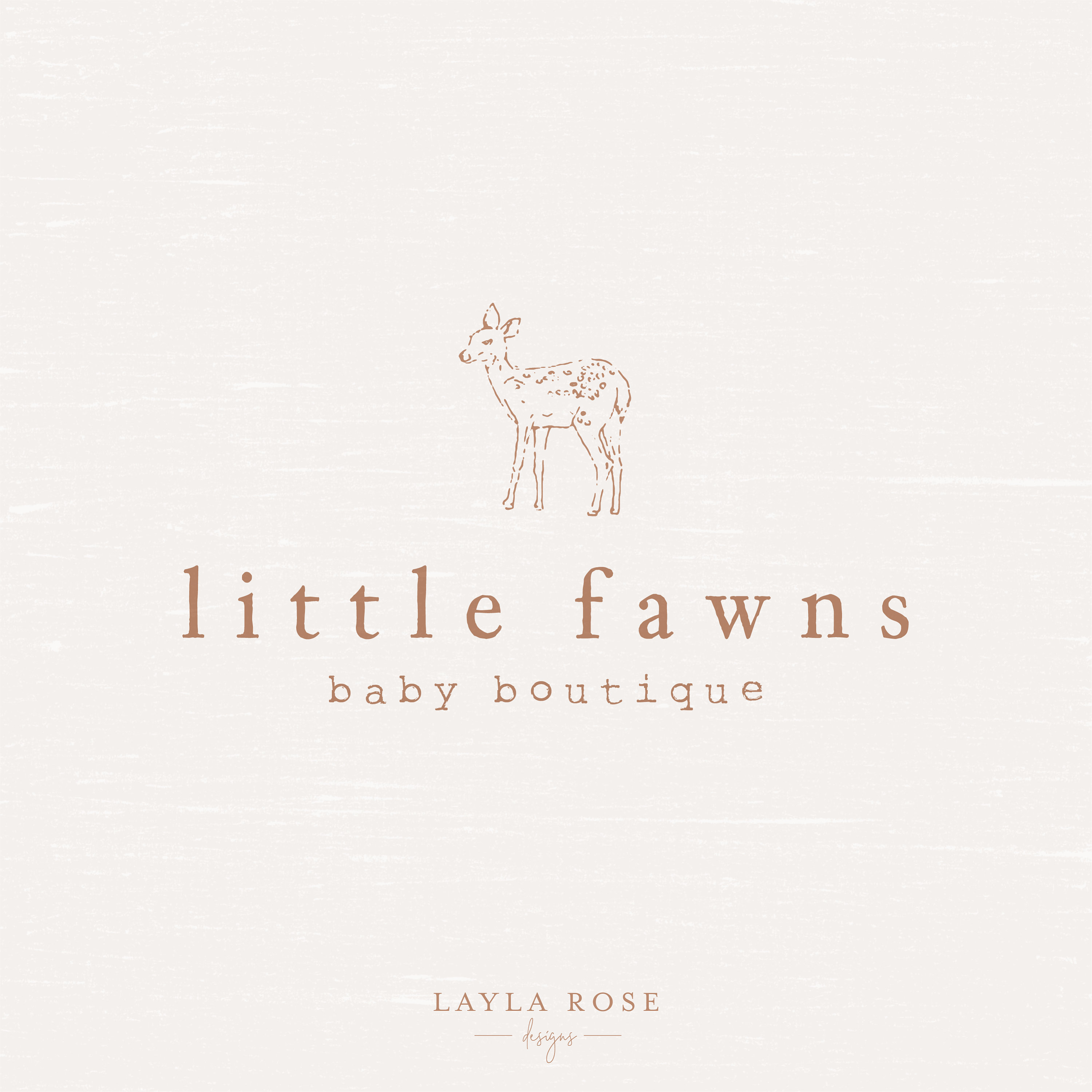 Baby Boutique Logo Premade Logo Logo Design Kids Logo Deer 