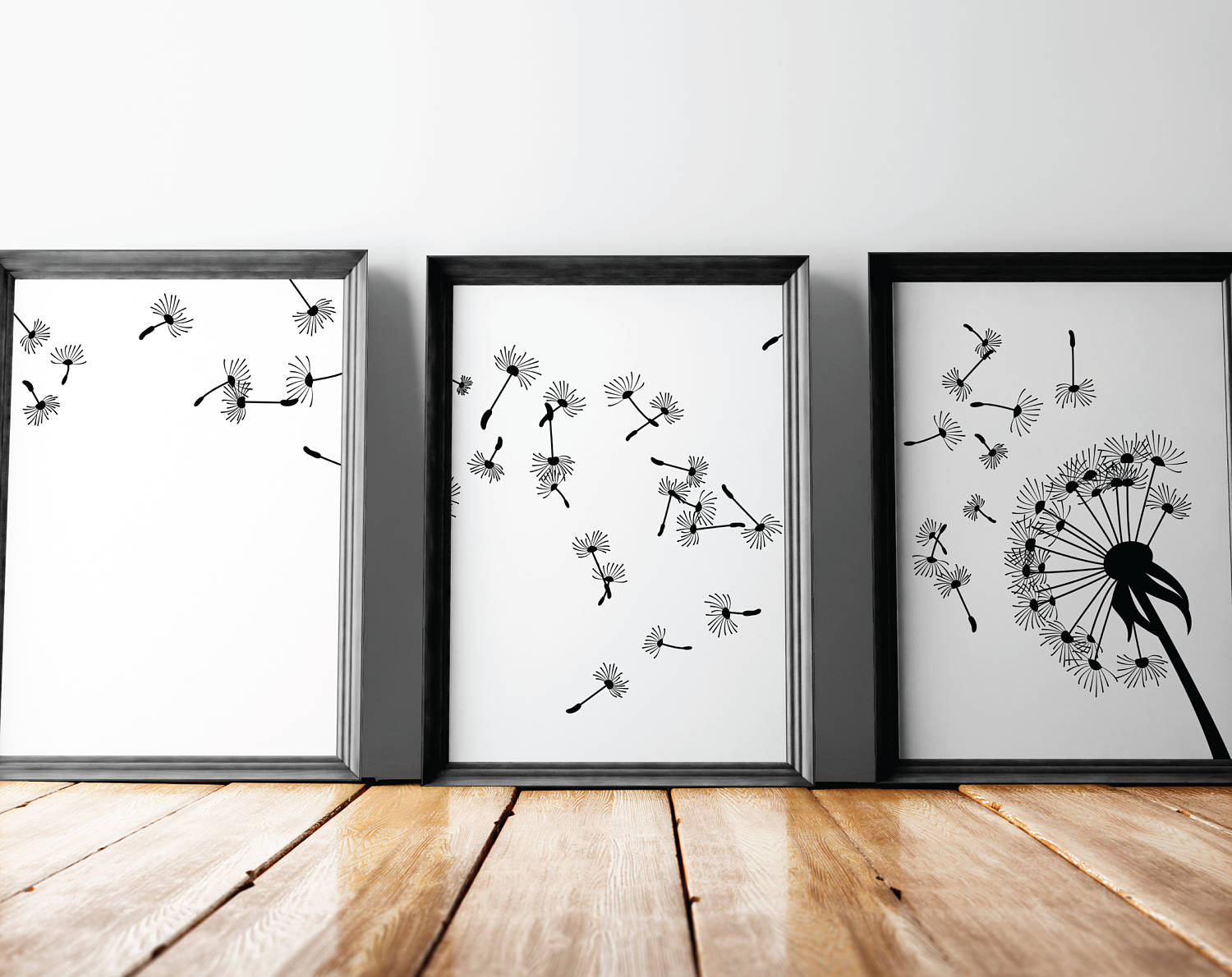 Dandelion Wall Art Modern Wall Art Printable Wall Decor Etsy