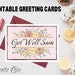 Get Well Printable Greeting Cards, Digital Download, Print at Home ...