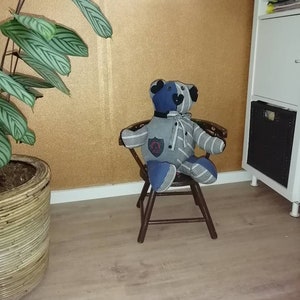 Comfort bear, memory bear, bear made from your own clothing, in memory, in memoriam