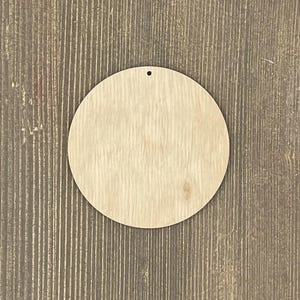 CERCHIO o MANDALA o LUNA piena forma tagliata al laser, decorazione fai da te per la casa, set di strumenti in legno per punteggiare, per colorare forme artigianali, giocattolo appeso a cerchio