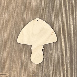 Forme di FUNGHI per lavori di pittura, kit vuoto di agarico muscario, giocattolo fai da te da appendere a forma di fungo, Amanita muscaria, forma di legno ritagliata, set di arte a puntini