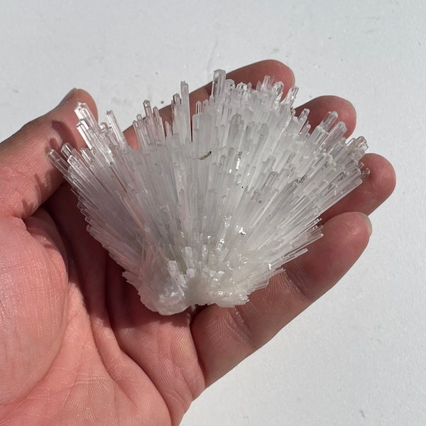 Scolecite spray Natural Crystal Cluster Rare SC029