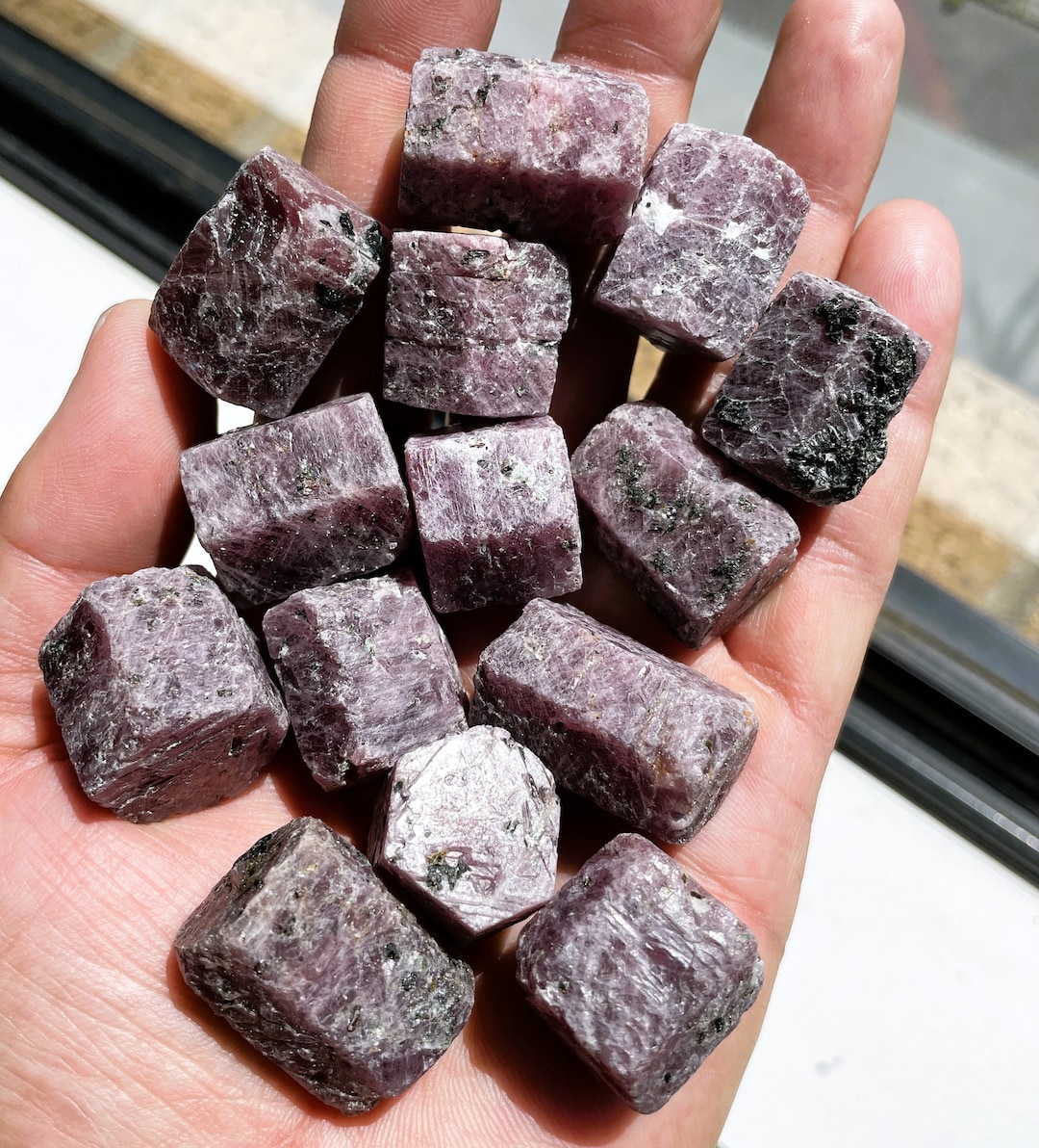 Natural Raw Ruby Crystals (medium) R005 X 1 - Etsy Australia