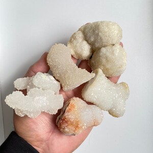 Chalcedony Coral Stalactites Druzy Chalcedony Coral Quartz Cluster