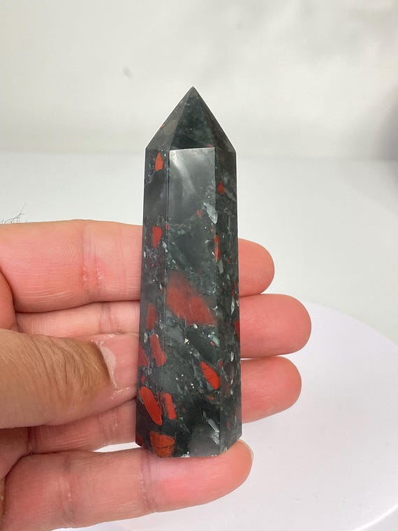 African Blood Stone Tower T286a X 1 - Etsy