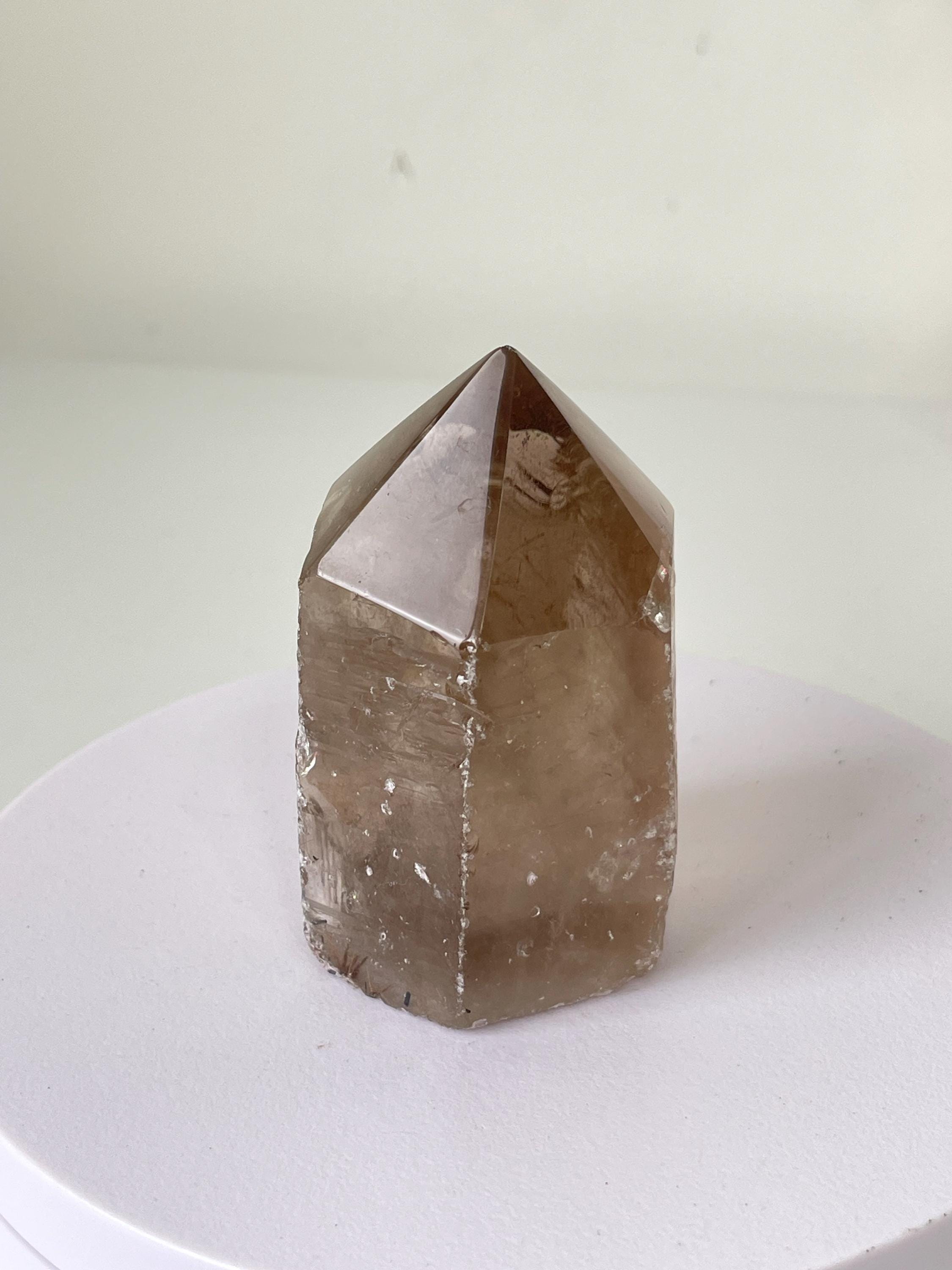 スモーキークォーツ クリスタルポイント 自立型 ブラジル T291a - Etsy