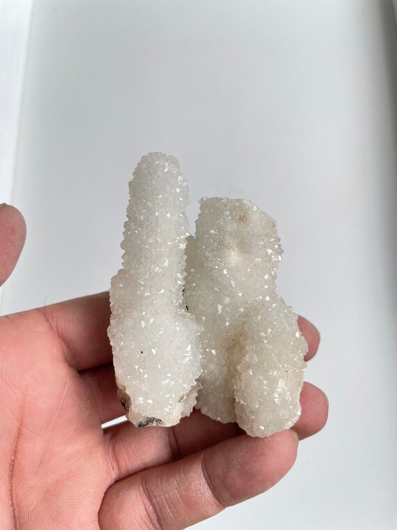 Chalcedony Coral Stalactites Druzy Chalcedony Coral Quartz Cluster