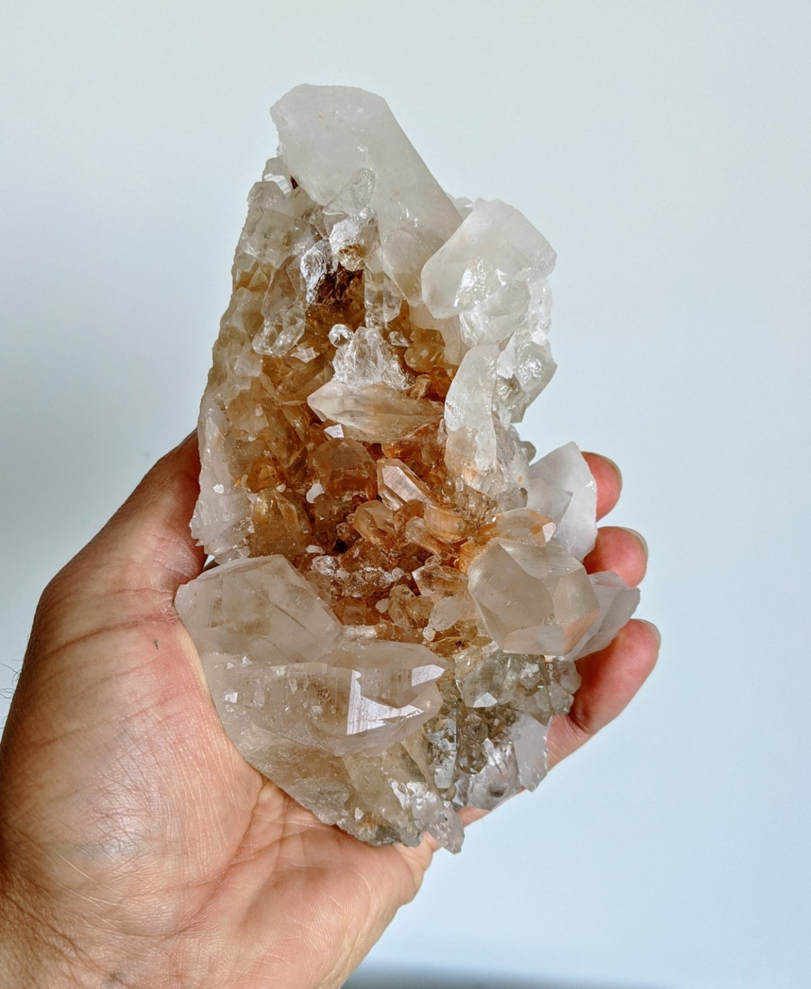 Pink Himalayan Quartz Cluster Natural Crystal /Mineral Etsy